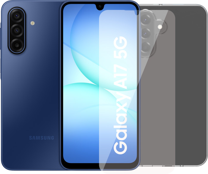 Samsung Galaxy A17 128GB Blauw 5G + Accessoirepakket Main Image