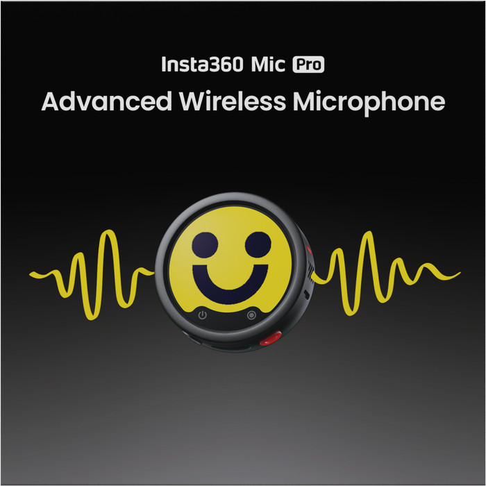 Insta360 Mic Pro Zender (Graphite Black) visual leverancier