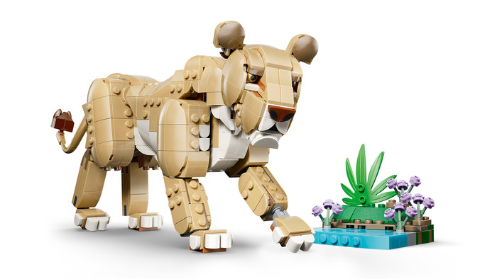 LEGO Creator 3-in-1 Wilde dieren: Majestueuze Leeuw 31386 detail