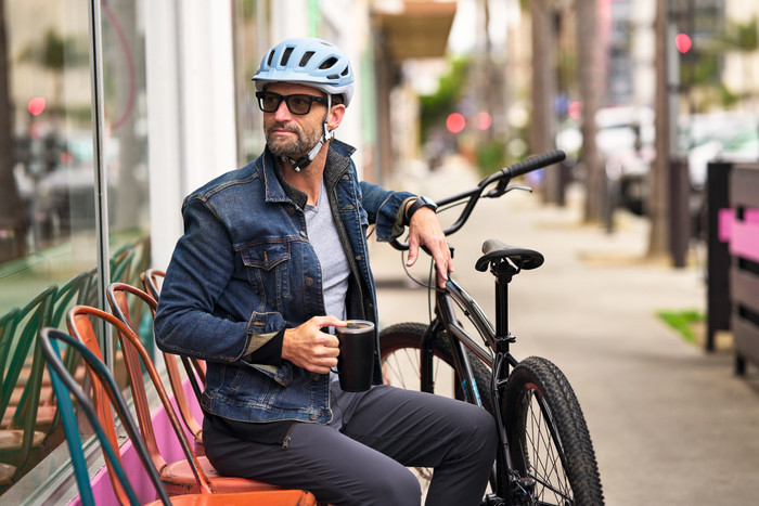 ABUS Urban-I 4.0 ACE Blue M product in use