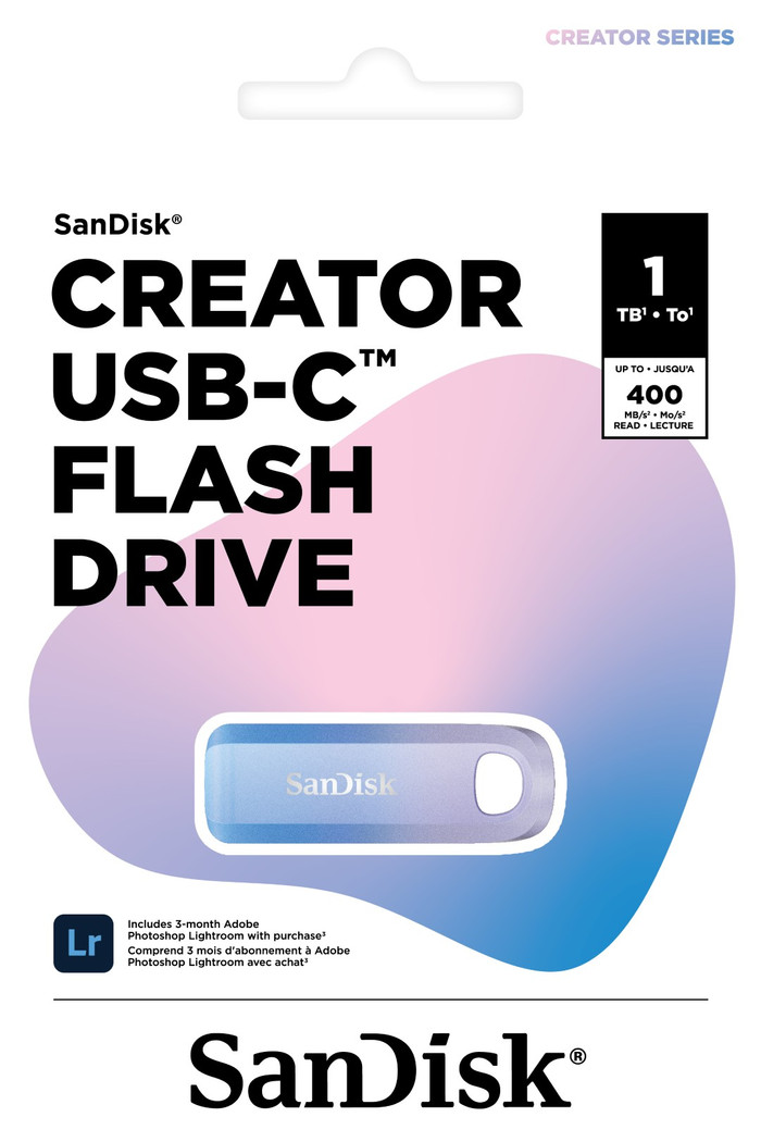 SANDISK Creator USB-C Flash Drive 1TB verpakking