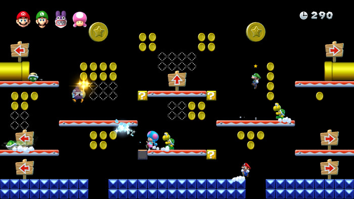 New Super Mario Bros. U Deluxe Nintendo Switch product in gebruik