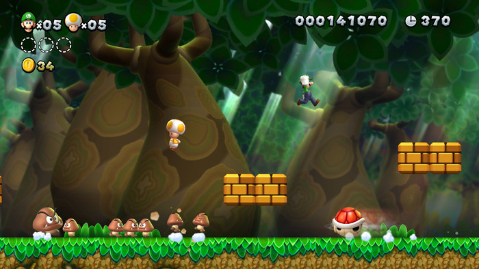 New Super Mario Bros. U Deluxe Nintendo Switch product in gebruik