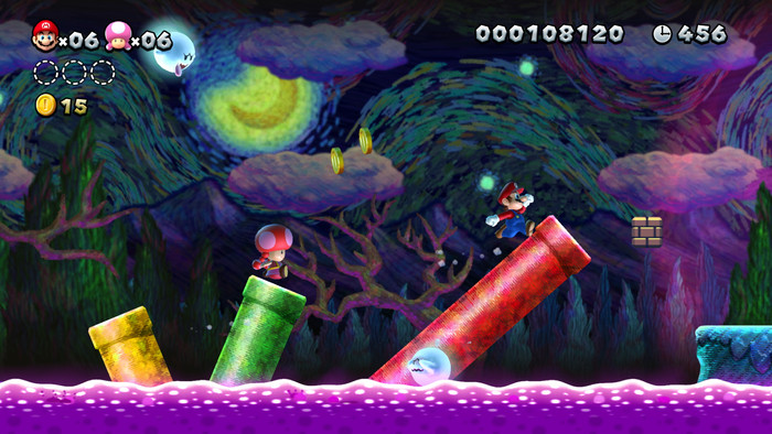 New Super Mario Bros. U Deluxe Nintendo Switch product in gebruik