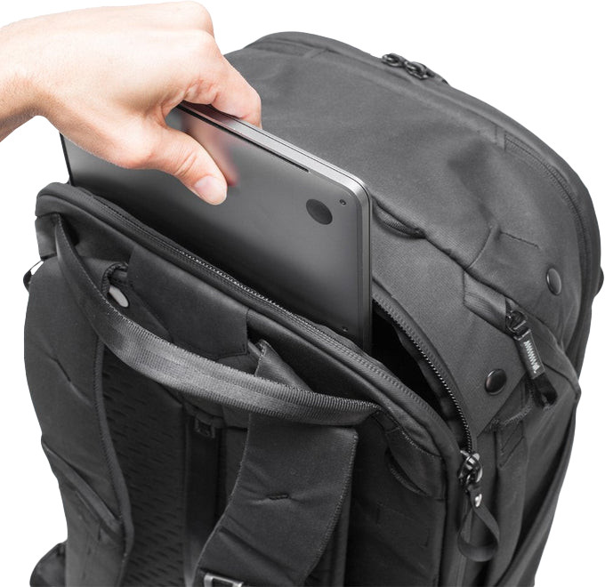 Peak Design Travel Backpack 45L v2 Black top