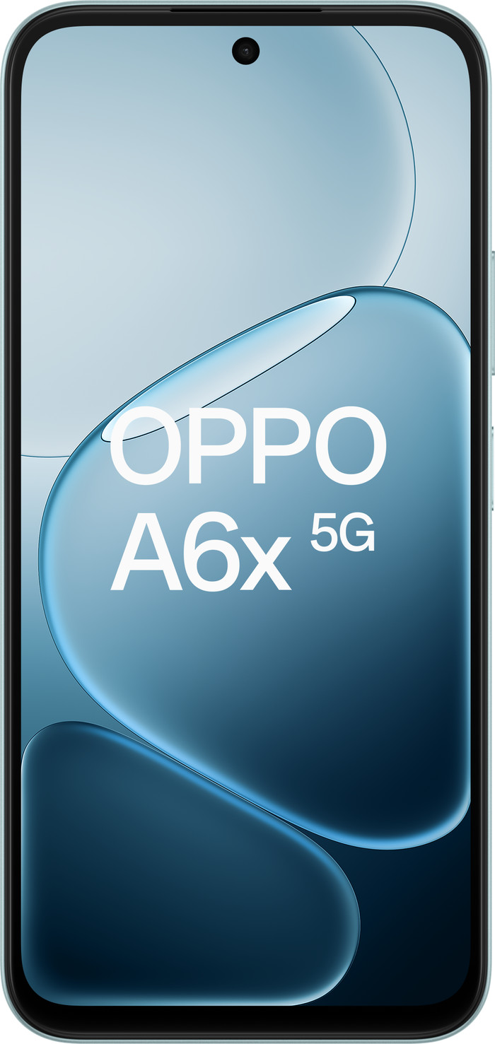 OPPO A6x 128GB Blauw 5G voorkant