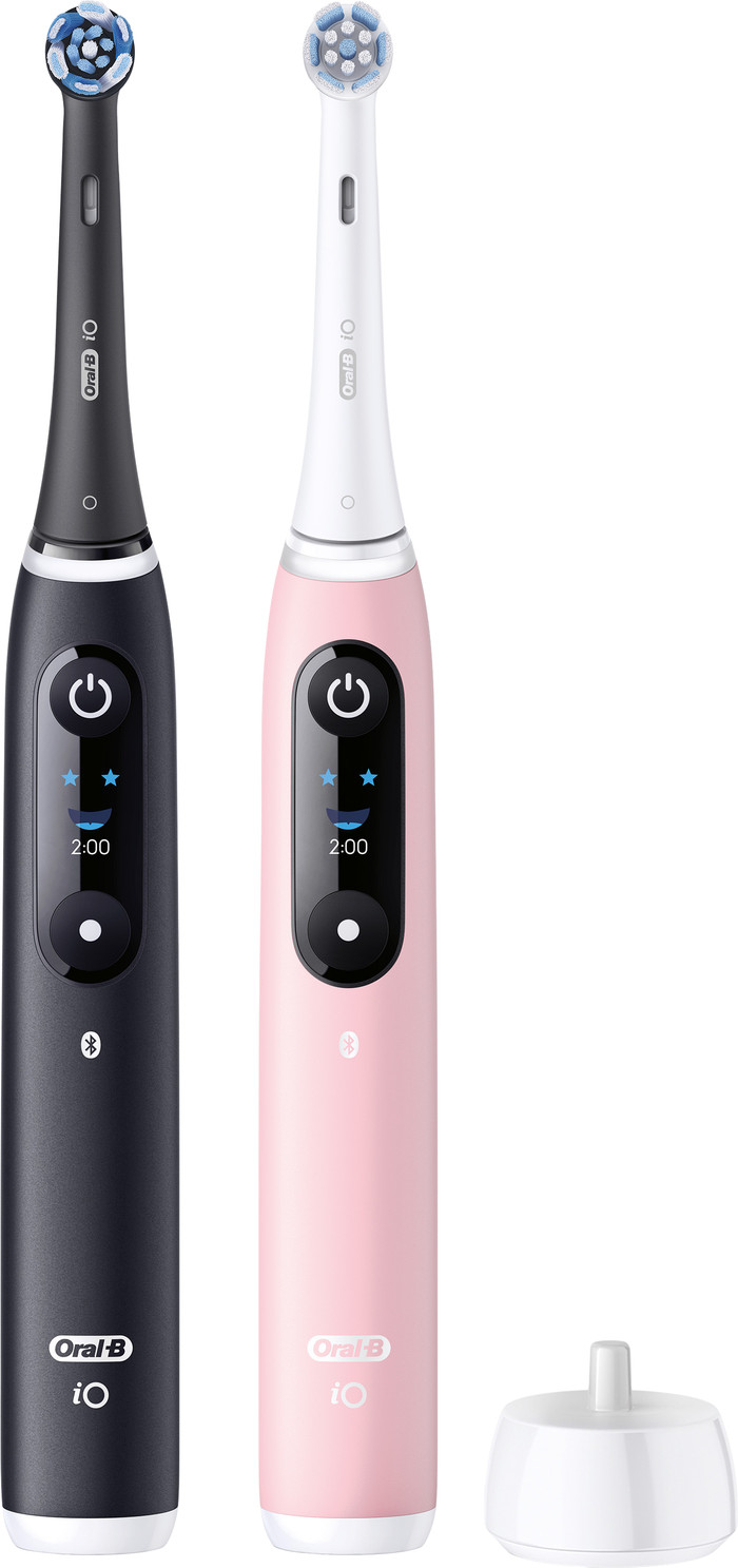 Oral-B iO 6 Zwart en Roze Duo Pack accessoire