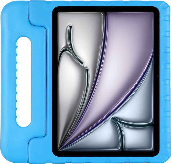 Just in Case iPad Air (2026/2025/2024) Kids Cover Blauw voorkant