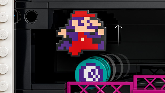 LEGO Super Mario Donkey Kong Arcadekast 72051 detail