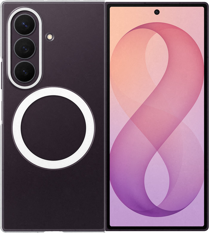 Samsung Galaxy Z Fold 8 Ultra Soft Case Back Cover met Magneet Transparant Main Image