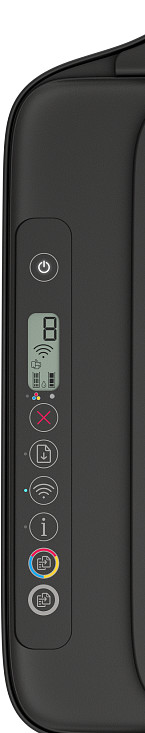 HP DeskJet 2910 Zwart detail