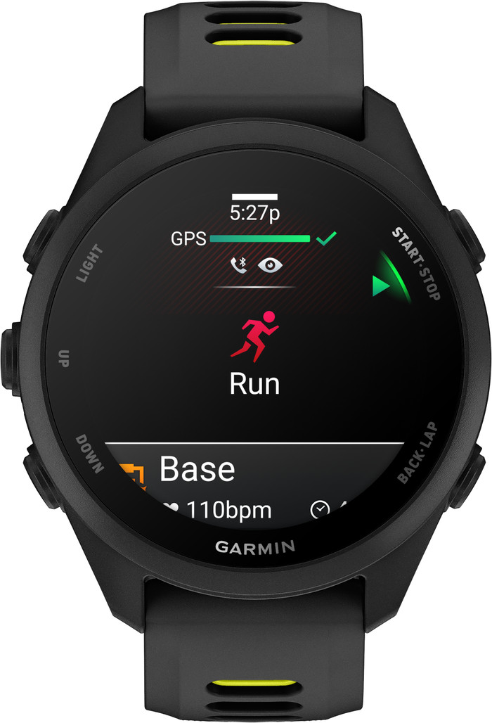 Garmin Forerunner 170 43 mm Zwart voorkant