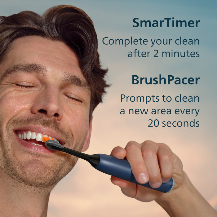Philips Sonicare Series 7500 HX7423/10 Blauw product in gebruik