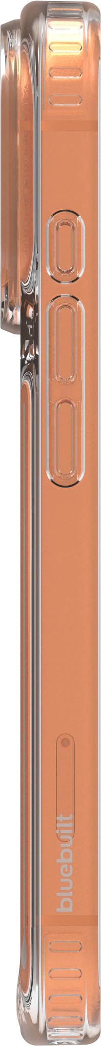 BlueBuilt Protective Back Cover met MagSafe iPhone 17 Pro Transparant linkerkant