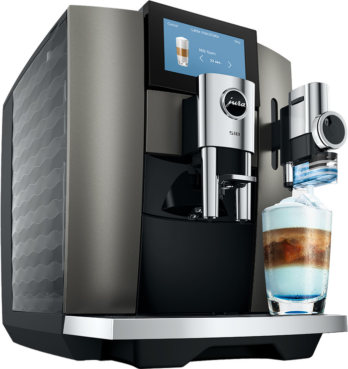 JURA S10 Dark Inox (EA) linkerkant