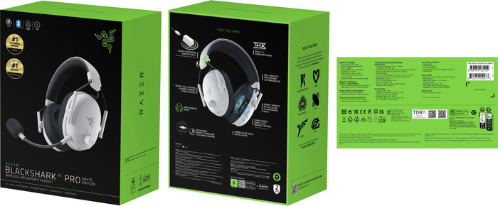 Razer BlackShark V3 Pro Wireless PC - Wit verpakking