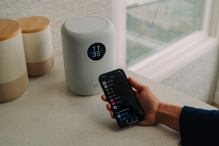 WiiM Sound Wit product in gebruik