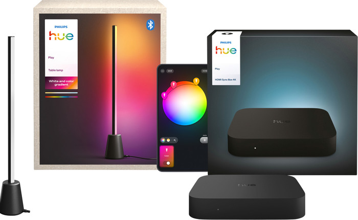 Philips Hue Play Floor Lamp + HDMI Sync Box 4K Main Image