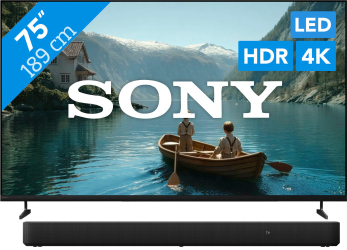 Sony Bravia 3 II Led 75" (2026) + Sony HT-S2000 Zwart Main Image