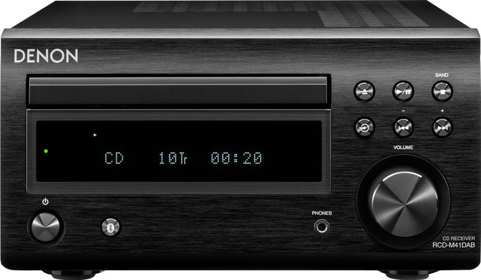 Denon D-M41DAB Black front