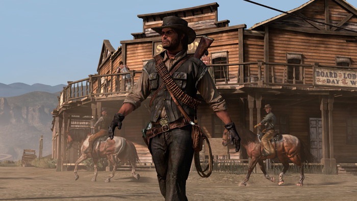 Red Dead Redemption PS5 product in gebruik