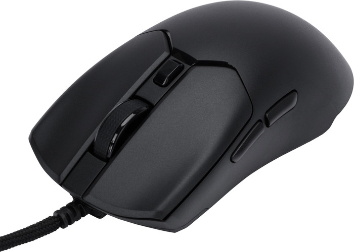 Vortech Essential Wired Gaming Mouse Black front
