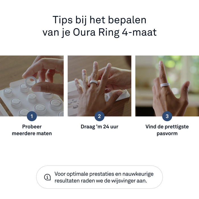 Oura Ring 4 Maatset visual leverancier