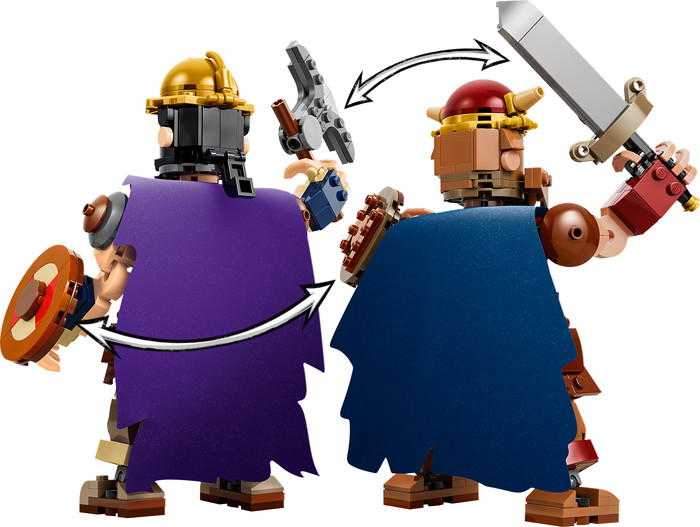 LEGO One Piece Dorry vs. Brogy - Reuzen van Kleine Gaarde 75644 detail