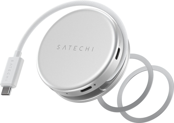 Satechi 5-in-1 OntheGo Multiport Zilver bovenkant