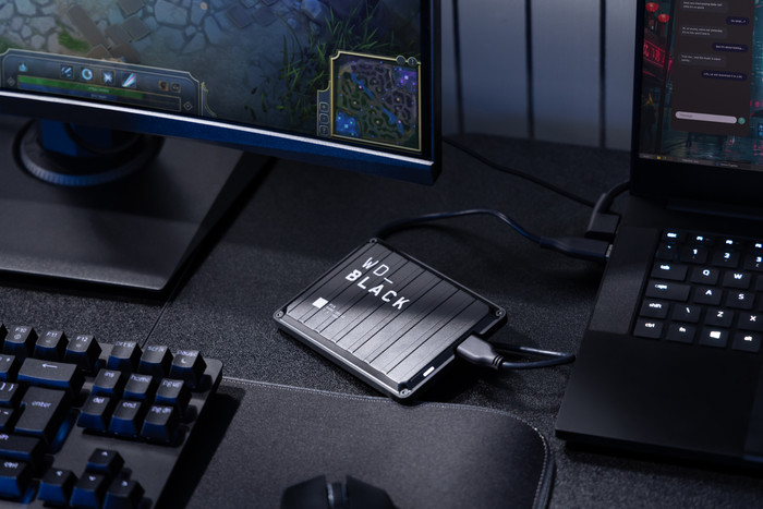 WD Black P10 Game Drive 4TB product in gebruik