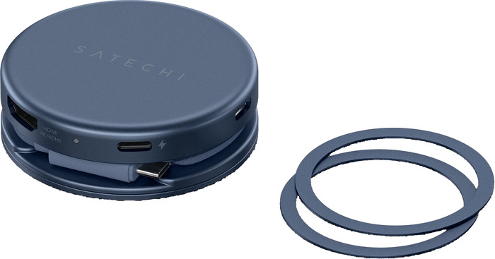 Satechi 5-in-1 OntheGo Multiport Indigo bovenkant