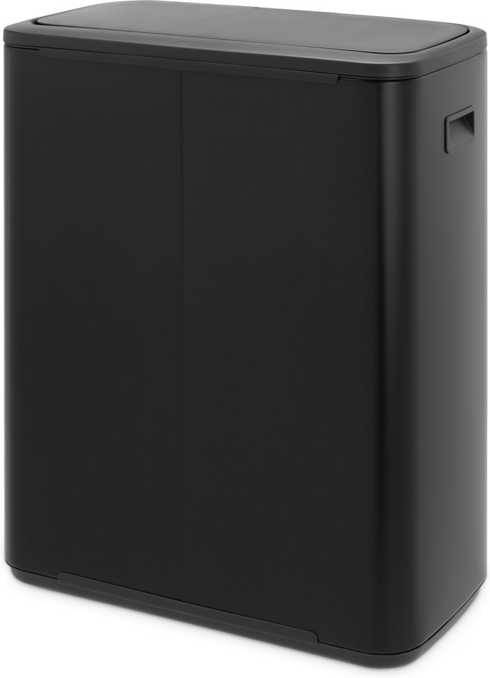 Brabantia Bo Touch Bin 2 x 30 Liter Matt Black achterkant