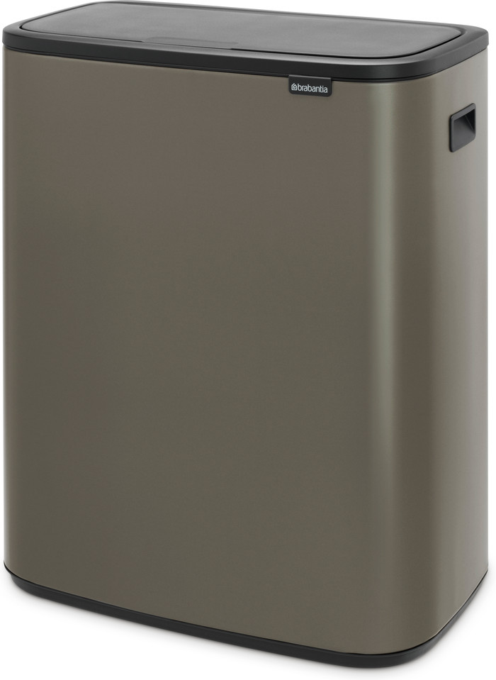 Brabantia Bo Touch Bin 2 x 30 Liter Platinum + Vuilniszakken (120 stuks) null