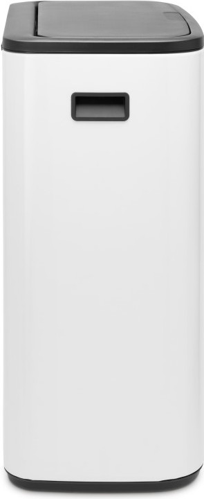 Brabantia Bo Touch Bin 2 x 30 Liter White rechterkant
