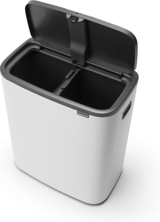 Brabantia Bo Touch Bin 2 x 30 Liter White detail
