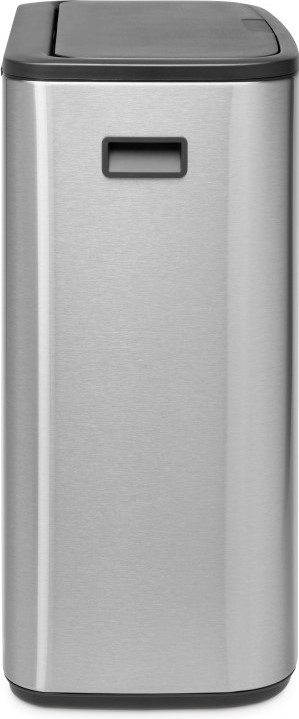 Brabantia Bo Touch Bin 2 x 30 Liter Rvs Fingerprint Proof + Vuilniszakken (120 stuks) rechterkant