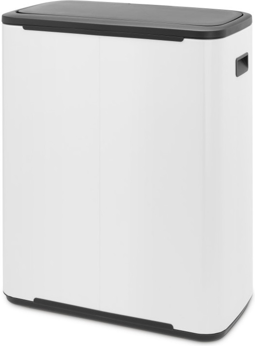 Brabantia Bo Touch Bin 60 Liter White achterkant
