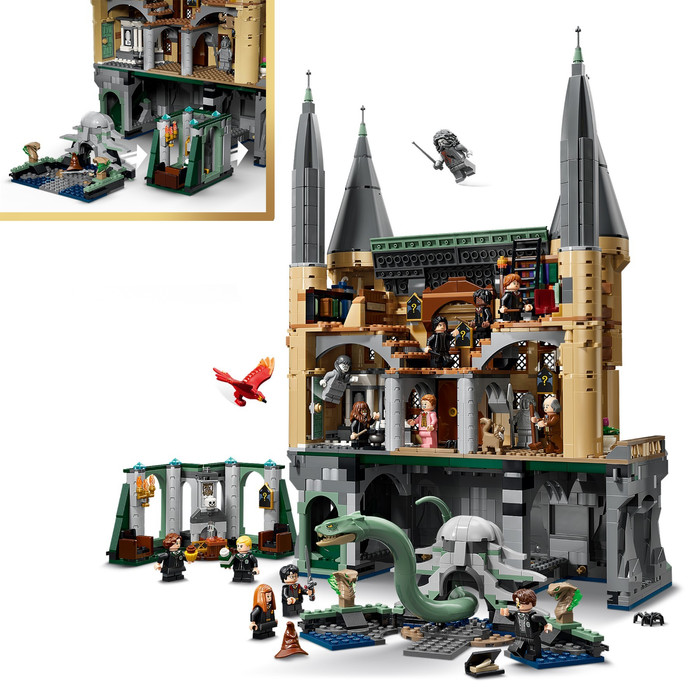 LEGO Harry Potter Kasteel Zweinstein: Oostvleugel 76473 detail