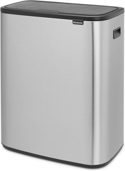 Brabantia Bo Touch Bin 2 x 30 Liter Rvs Fingerprint Proof + Vuilniszakken (120 stuks) null