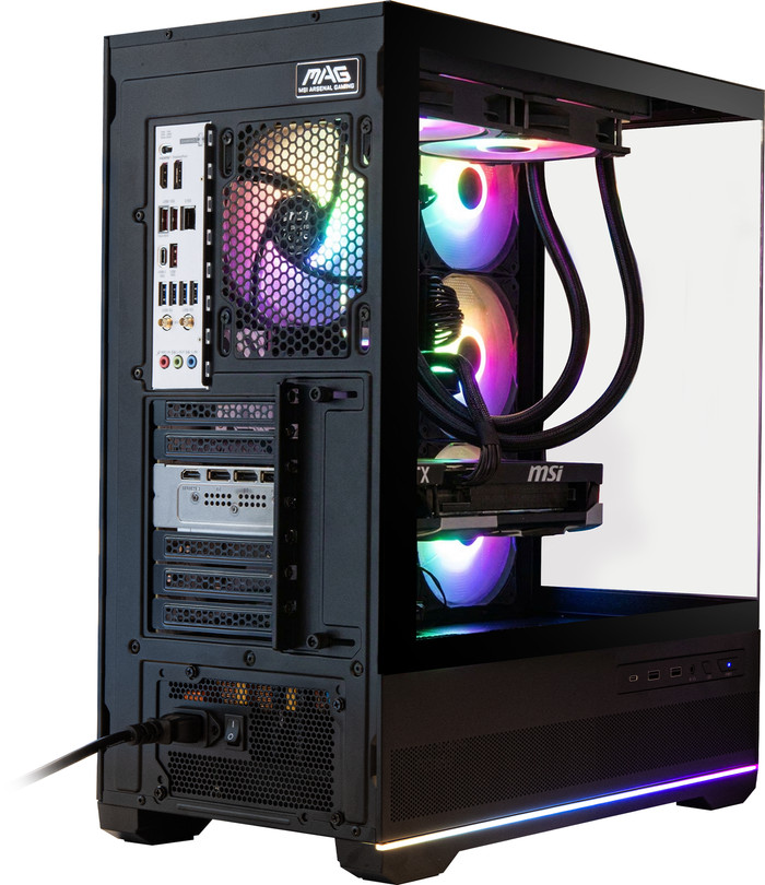 Cobalt x Powered by MSI - Tier 2 - RTX 5070 Ti - Ryzen 7 7800X3D - 32GB - 2TB SSD linkerkant