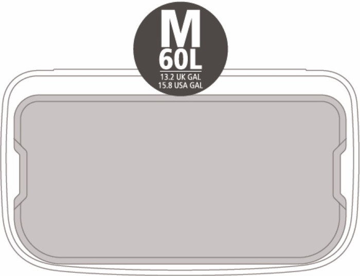 Brabantia Bo Touch Bin 60L Matte Black visual supplier