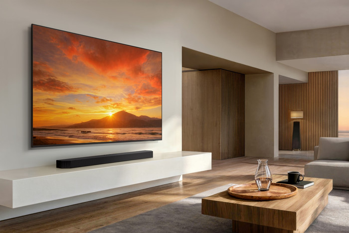 Samsung Neo QLED 75" QN80H (2026) product in gebruik