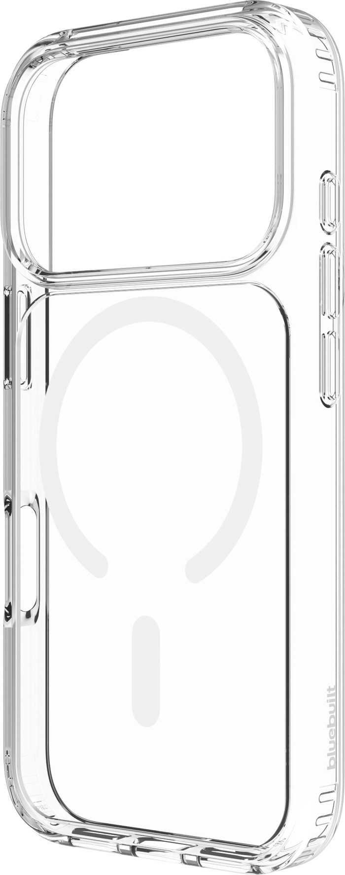 BlueBuilt Protective Back Cover met MagSafe iPhone 17 Pro Transparant rechterkant