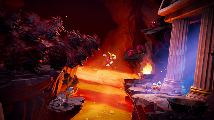 Rayman Legends Retold Nintendo Switch 2 product in gebruik