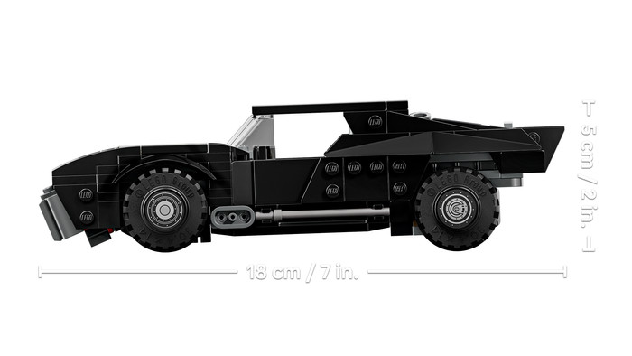 LEGO DC The Batman Batmobile 76332 detail