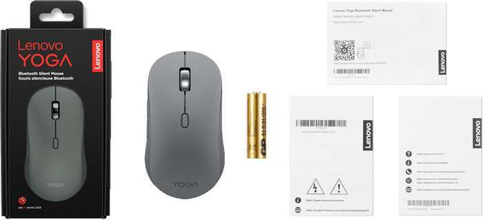 Lenovo Yoga Bluetooth Stille Muis Luna Grey accessoire