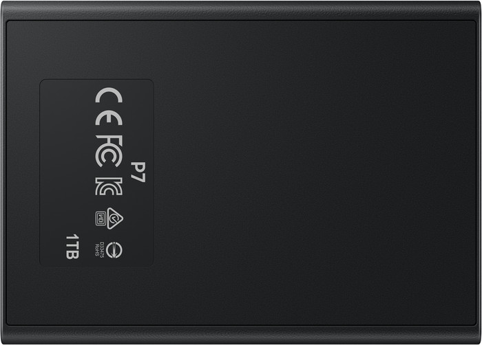 Samsung P7 Portable SSD 1TB achterkant