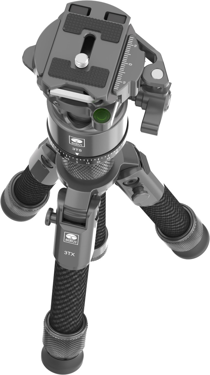 Sirui 3TX + 3T5 Table Tripod Kit bovenkant