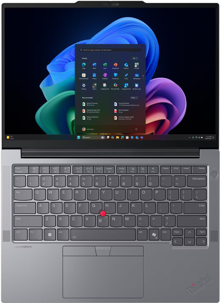 Lenovo ThinkPad E14 Gen 8 (Intel) Copilot+ PC - 21Y60086MH QWERTY bovenkant