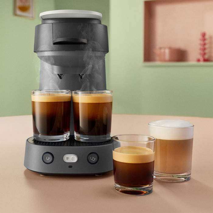 Philips koffiepadmachine Senseo Vibe CSA225/65 product in gebruik